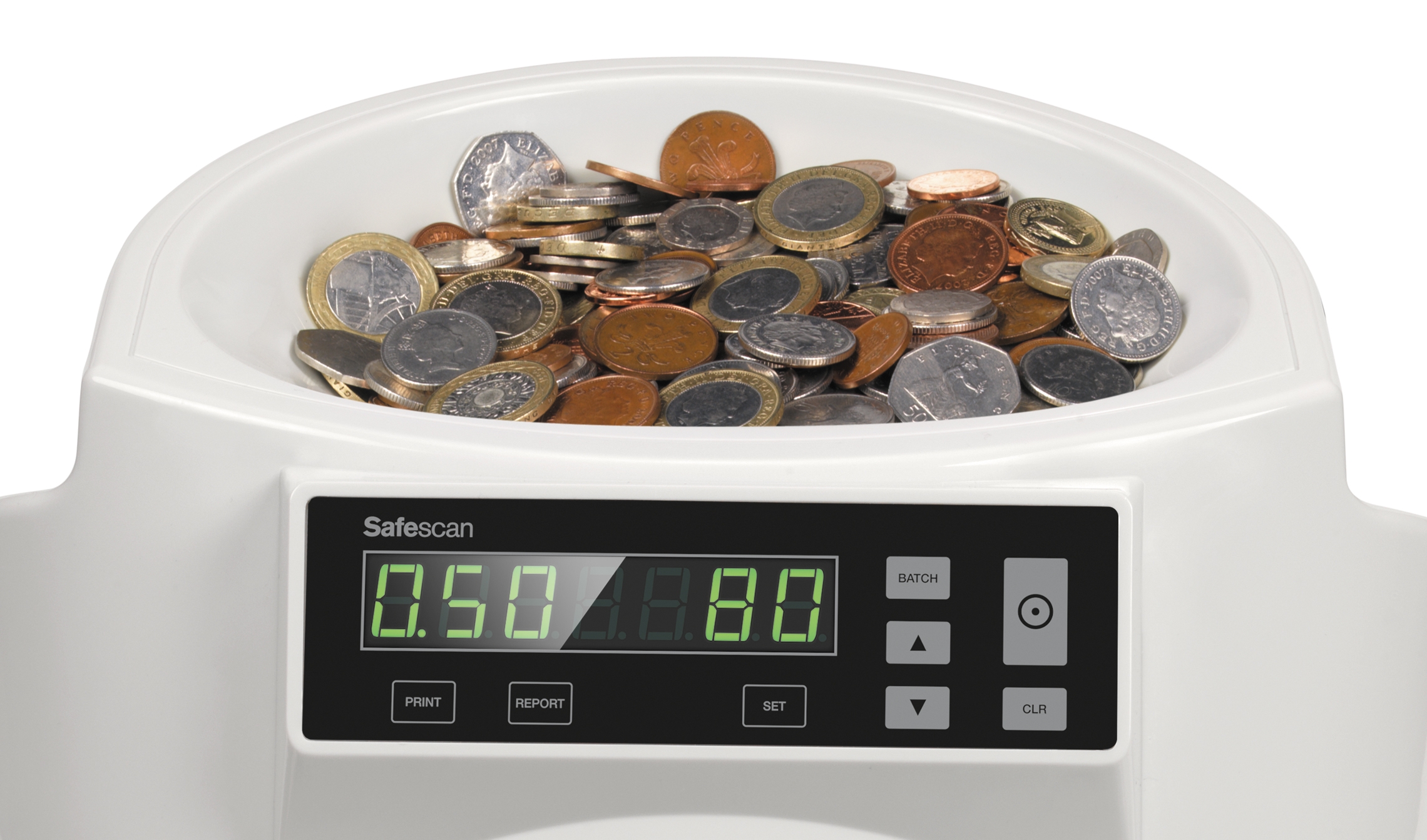 Coin counter and sorter Safescan 1250 GBP For British Pounds