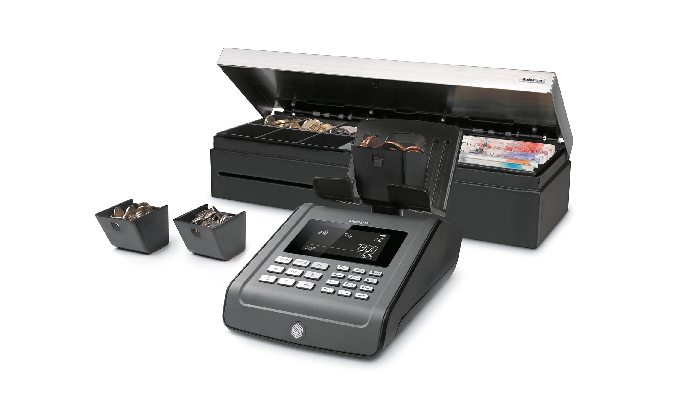 Money Counting Scale Safescan 6185 Counts coins and banknotes