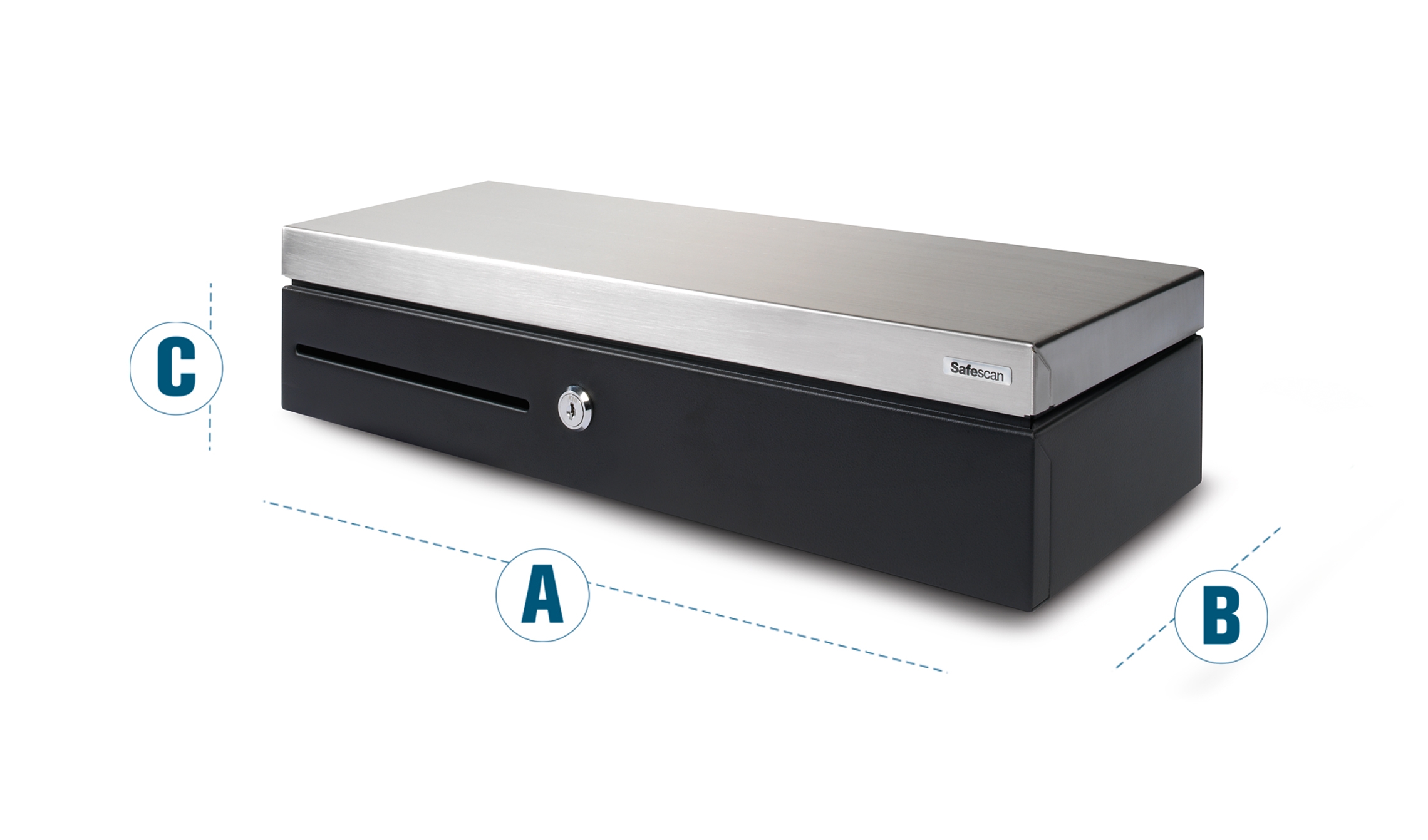 Standard Duty Flip Top Cash Drawer Safescan Sd 4617s Cash