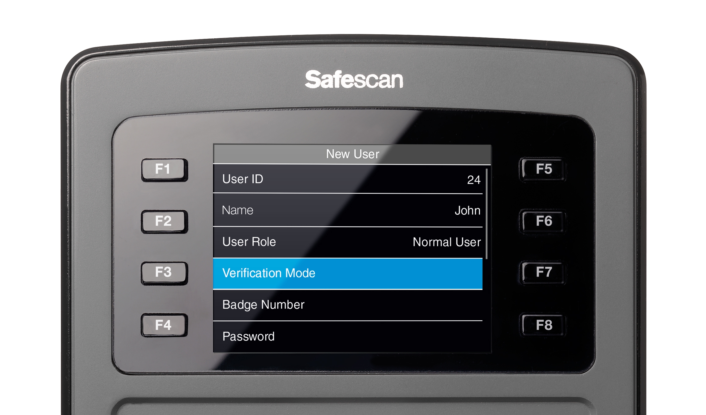 Clocking In System - Safescan TA-8020 - With optical fingerprint sensor | Safescan.com