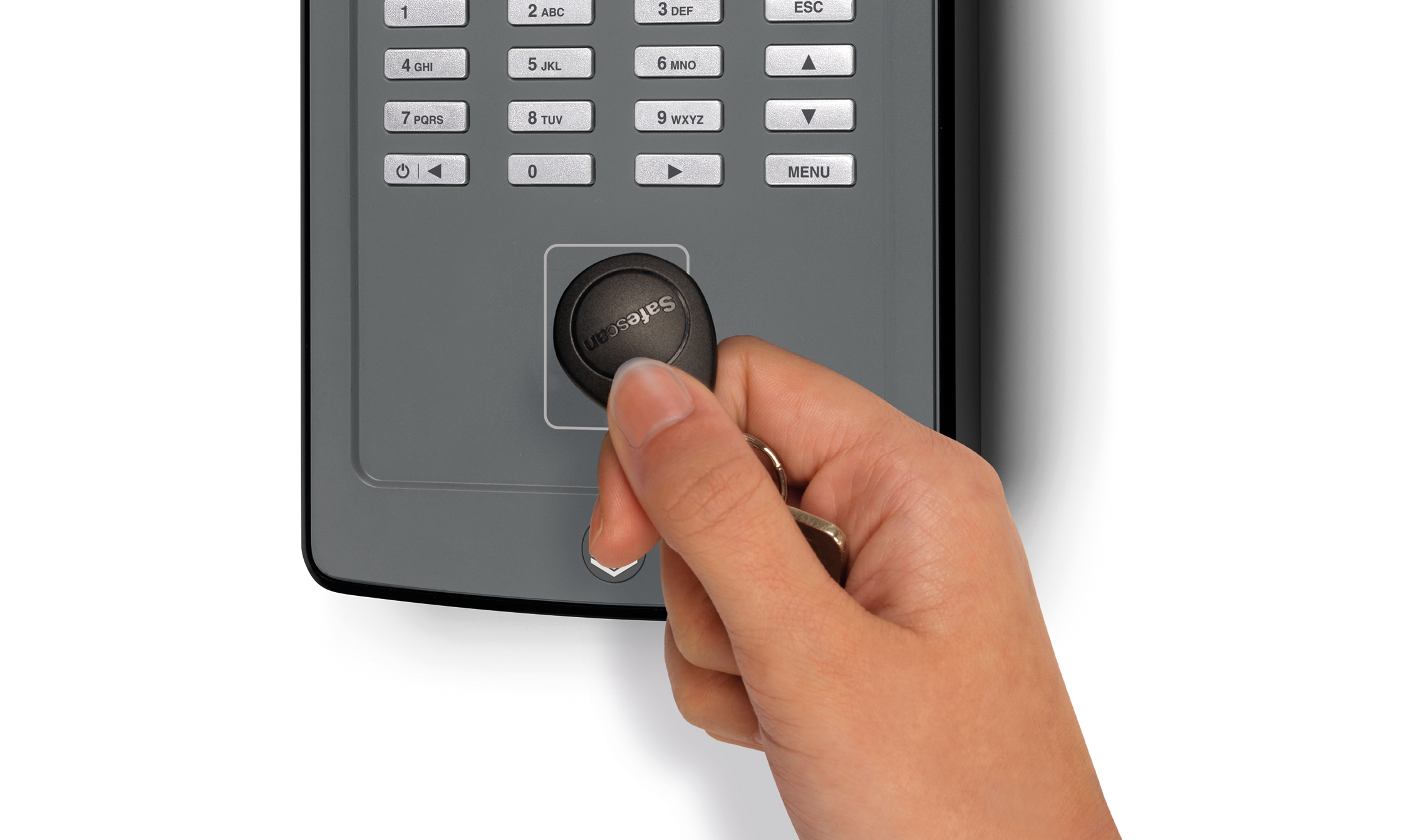Clocking In System Safescan TA8010 With RFID badge & keyfob reader
