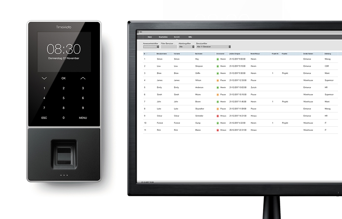 Zeiterfassungssysteme